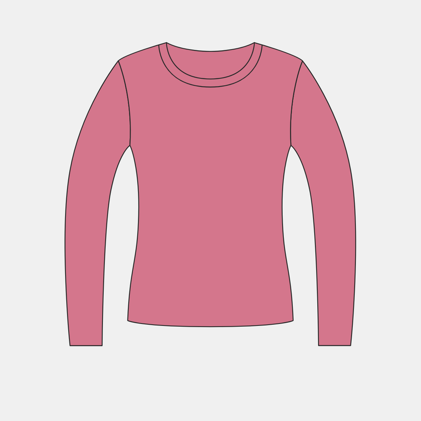 Heather Red TuckTop™ Long Sleeve