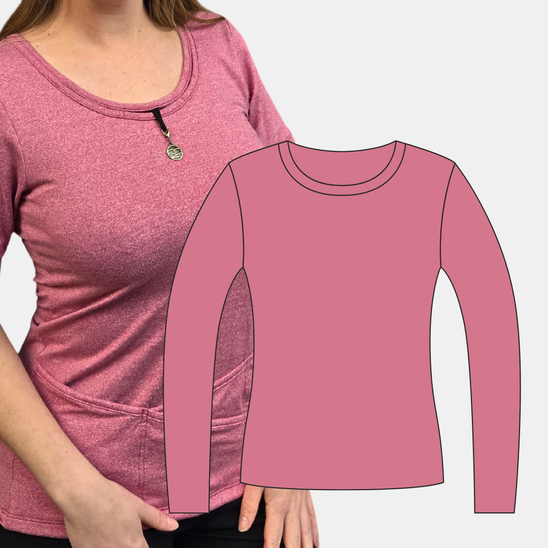 Seriously Soft™ Long Sleeve TuckTop™ - Colors