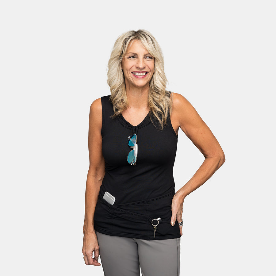 Seriously Soft™ TuckTop® Tank - Black