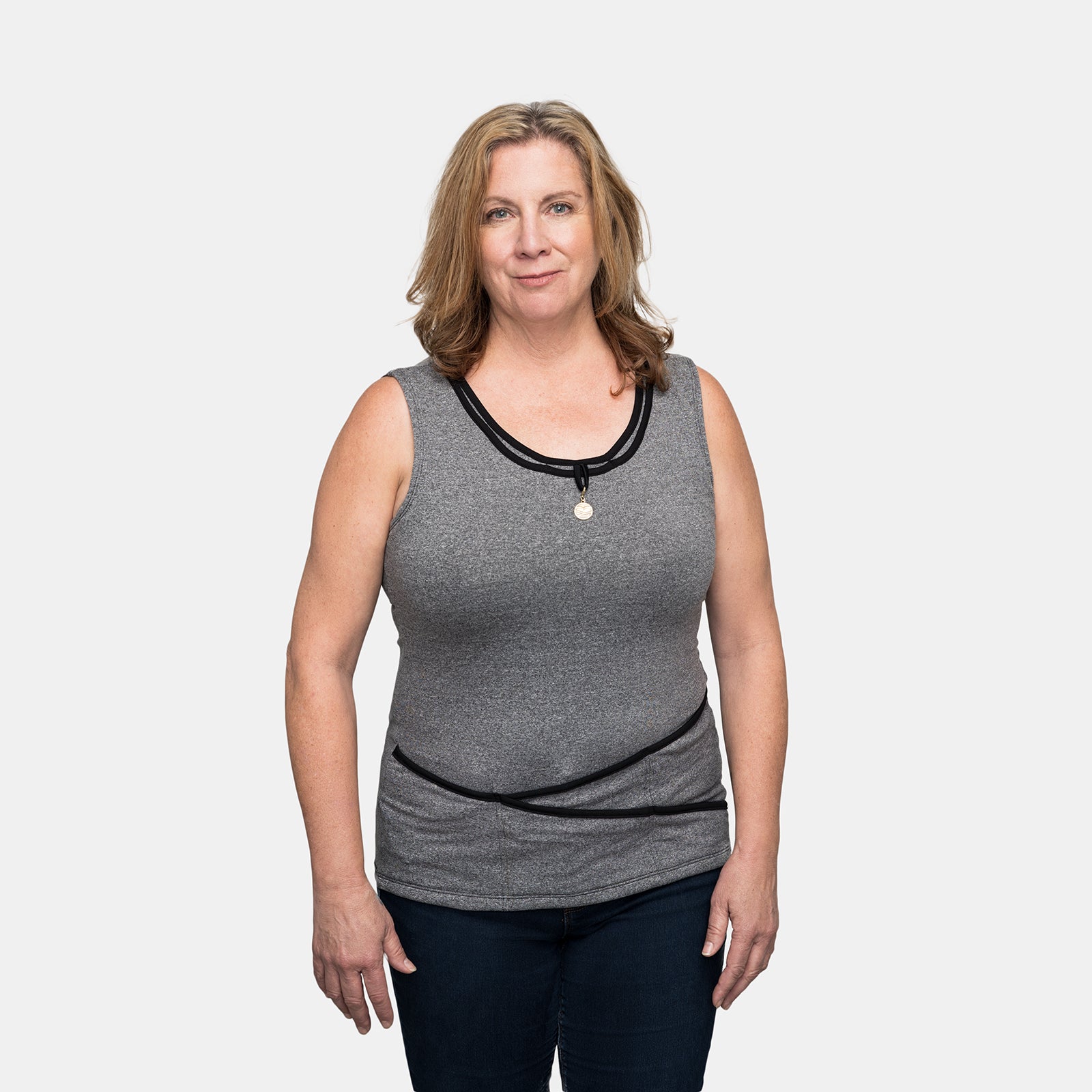 Piped Steel Grey TuckTop™ Tank