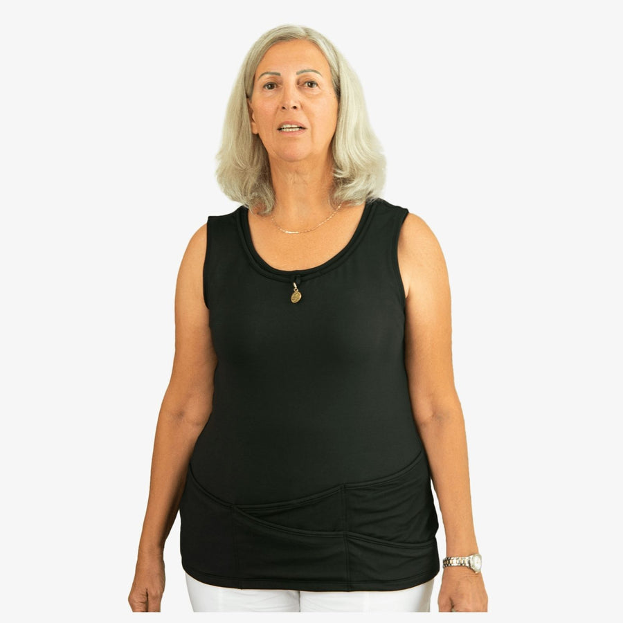 Seriously Soft™ TuckTop® Tank - Black