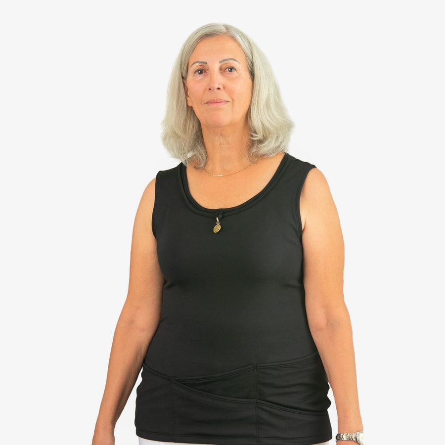Seriously Soft™ TuckTop® Tank - Black